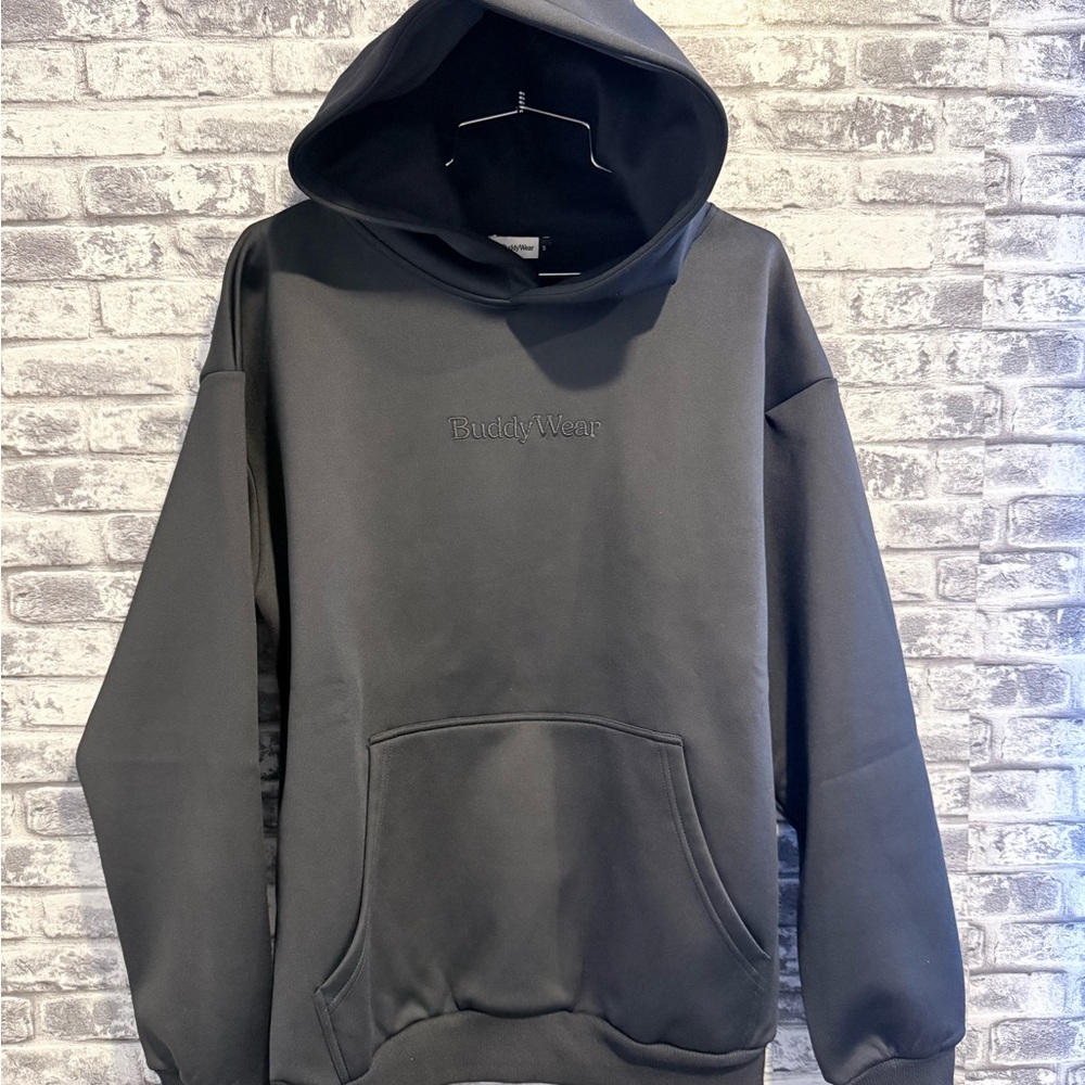 Buddy Wear Fur-Resistant Hoodie in the color Coal Black Animal Lover Size small - Picture 4 of 10